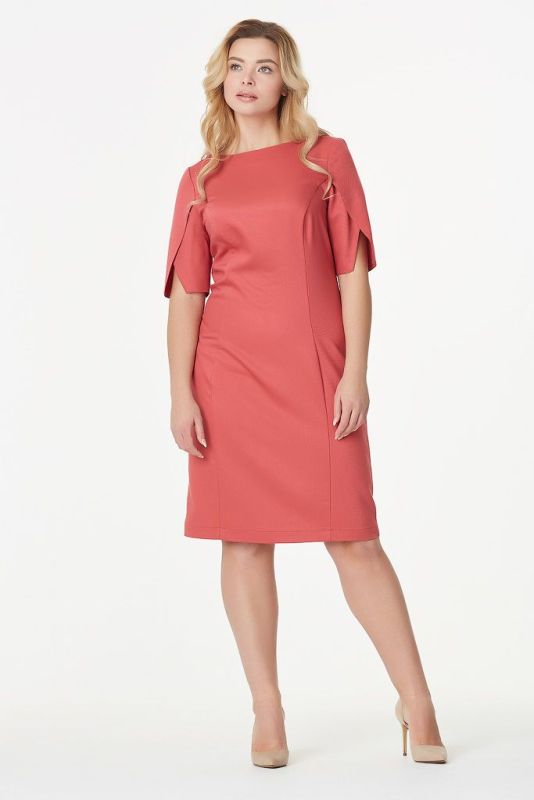 Coral Cotton Dress