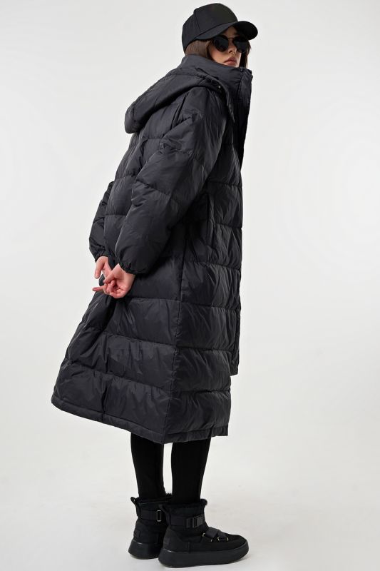 Black down coat