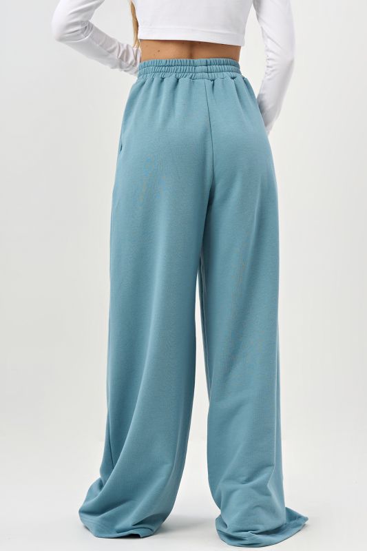 Wide futera pants for tall blue