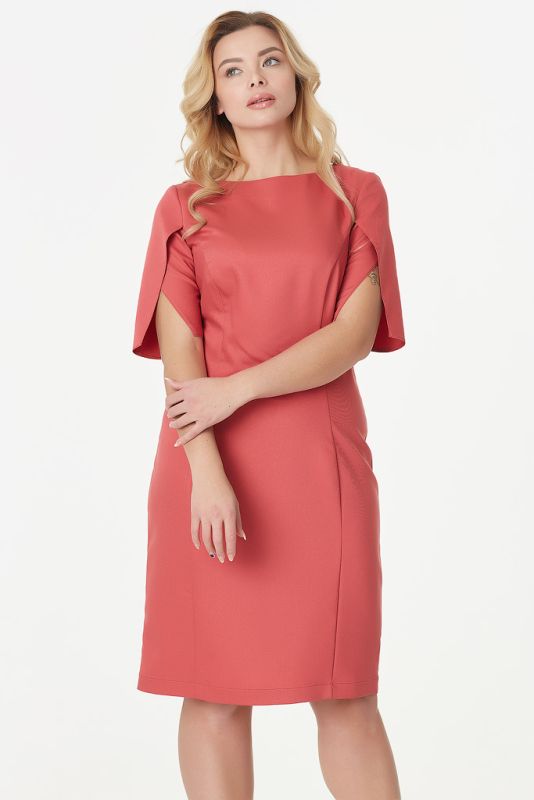 Coral Cotton Dress