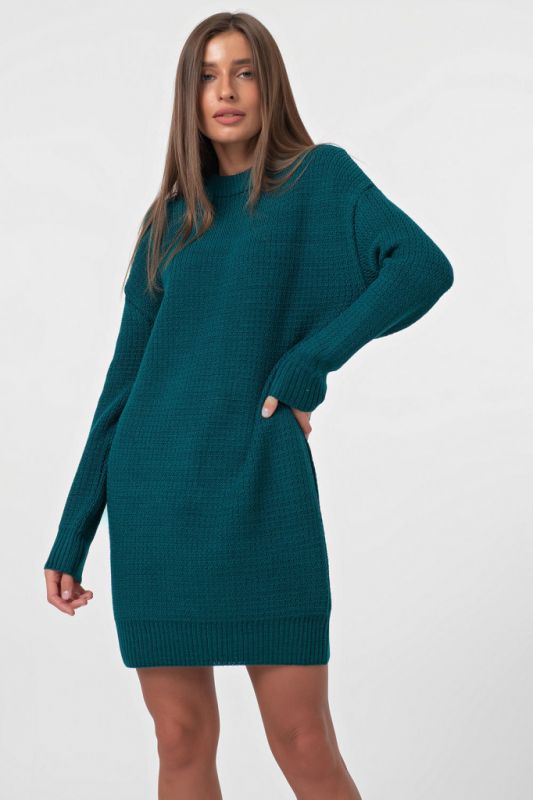 Malachite free silhouette knitted dress