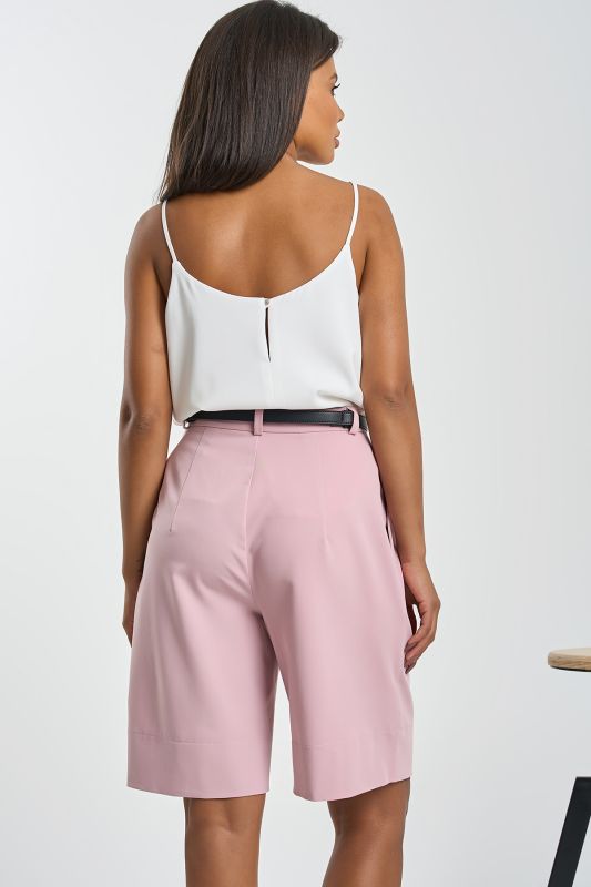 Pink Suit Bermuda Shorts