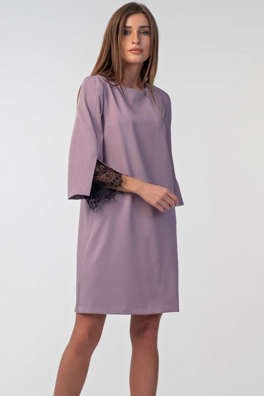 Lilac short straight dress