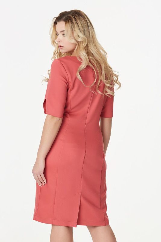 Coral Cotton Dress