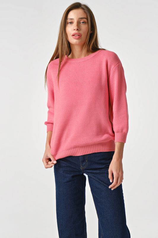 Pink petal free knitted sweater