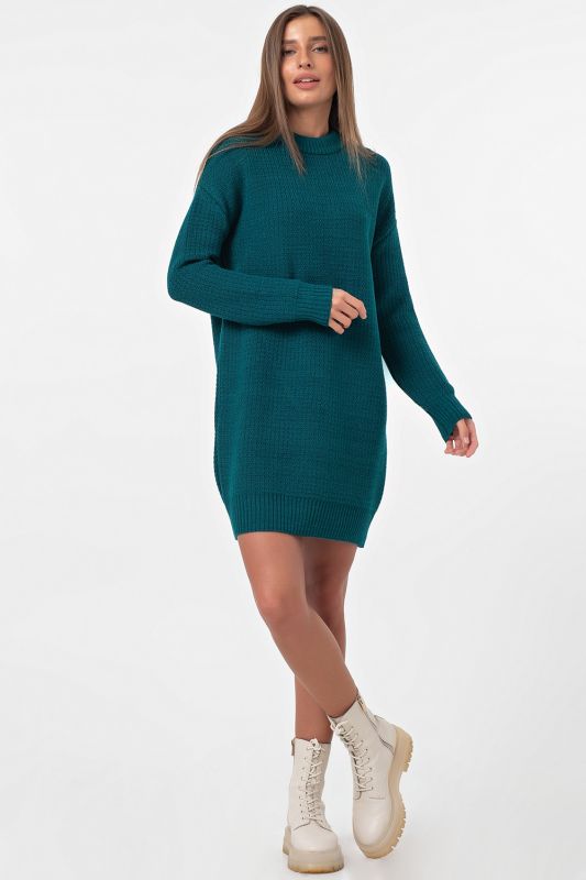 Malachite free silhouette knitted dress