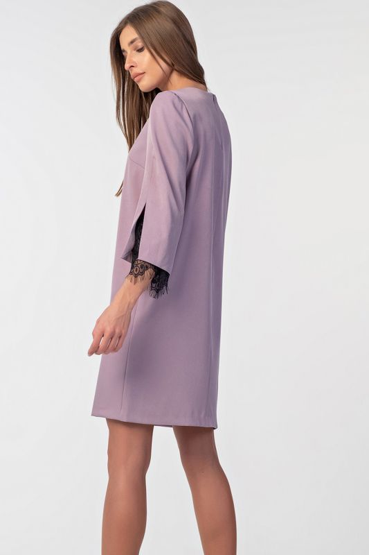 Lilac short straight dress