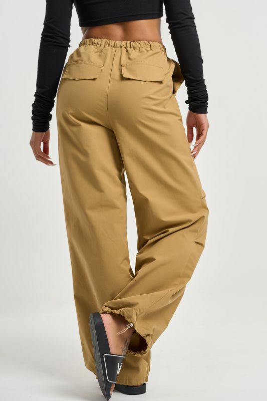 Sandy Cotton Trousers Cargo Trousers