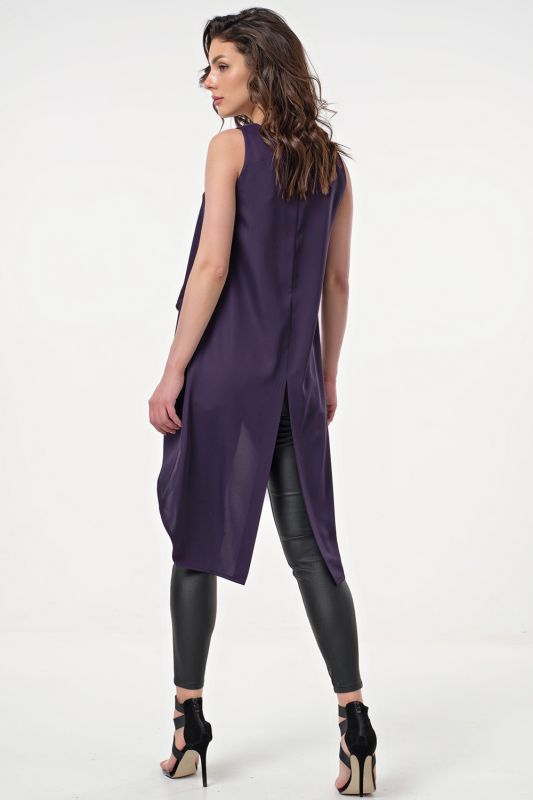 Purple Asymmetrical Tunic