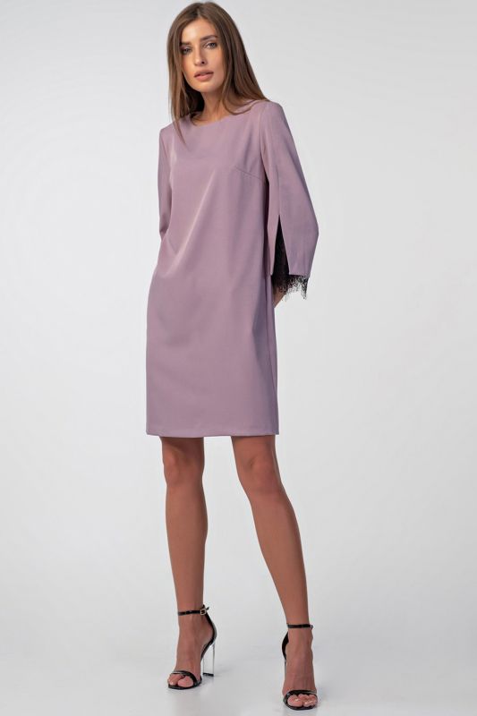 Lilac short straight dress