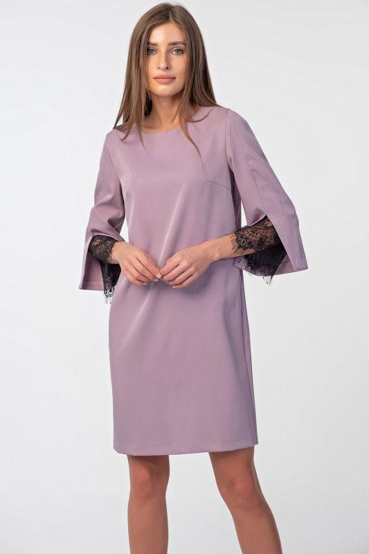 Lilac short straight dress