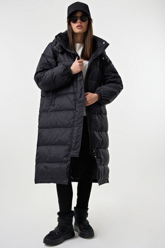 Black down coat