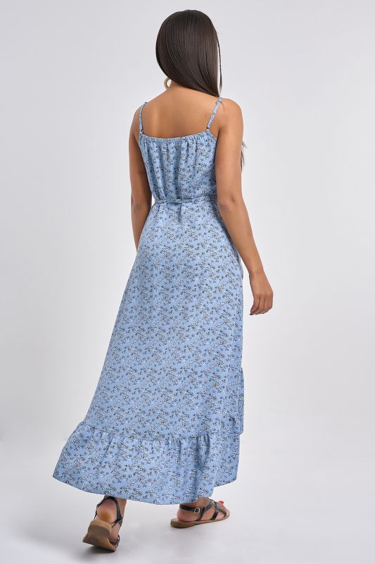 Indigo floral viscose sundress