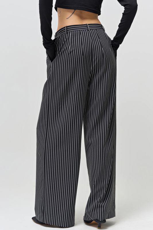 Black palazzo pants with high waist