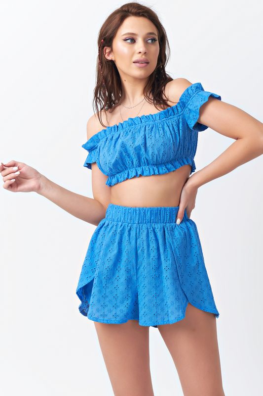 Summer shorts loose short blue