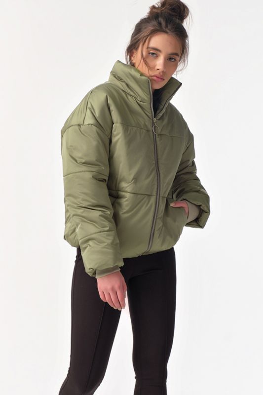 Demi-Seasonal Sport Short Olive Jacket