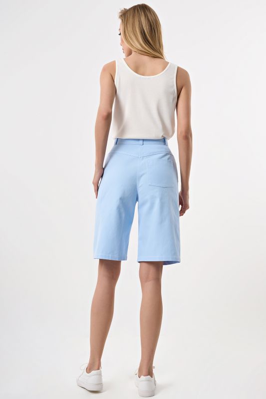 Blue denim bermuda shorts