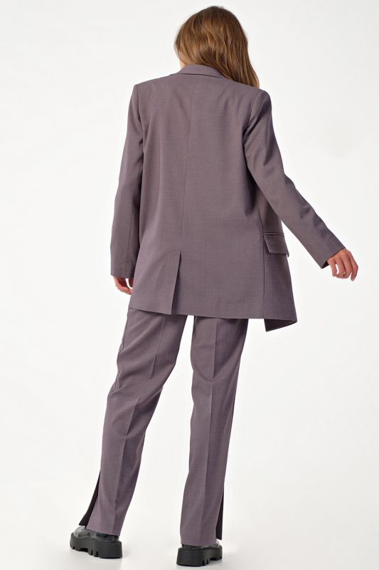 Classic trouser suit gray