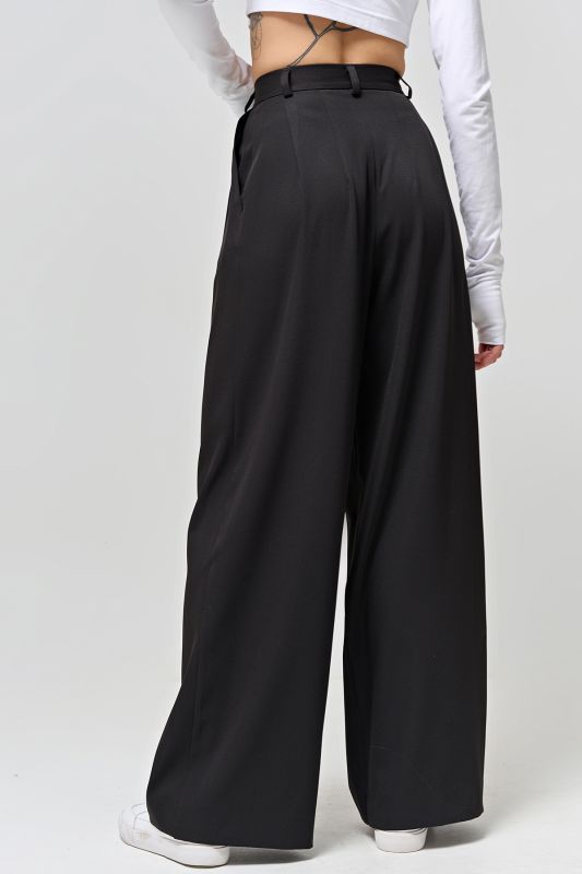 Black palazzo pants with high waist