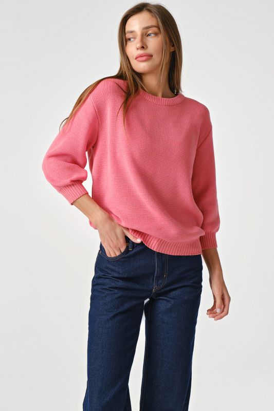 Pink petal free knitted sweater