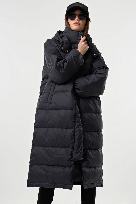 Black down coat