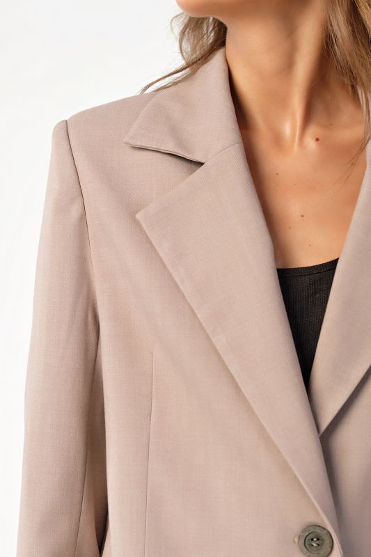 Classic trouser suit beige