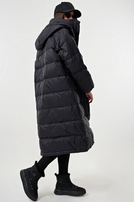 Black down coat