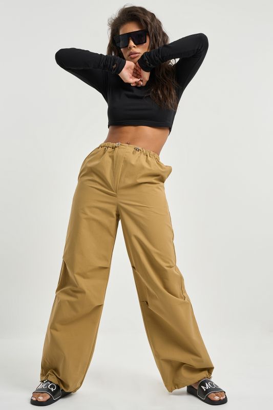 Sandy Cotton Trousers Cargo Trousers