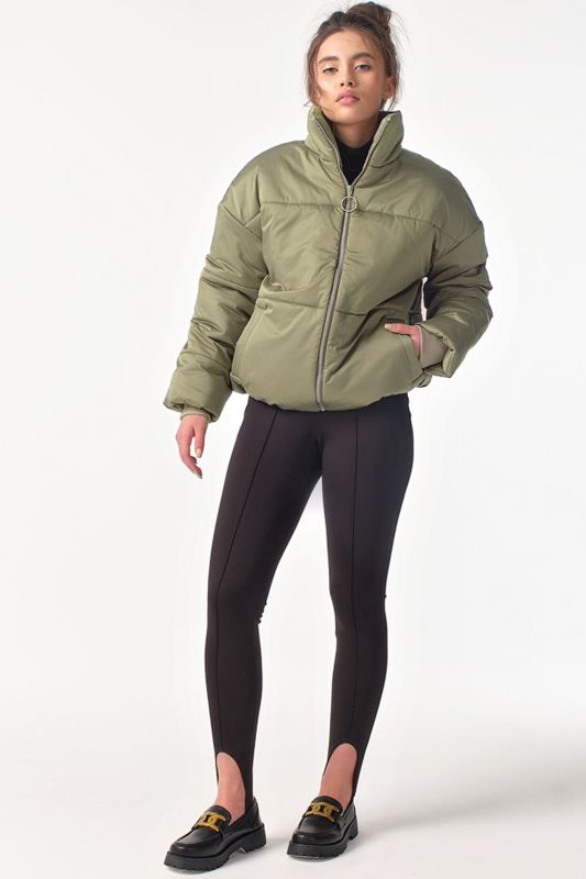 Demi-Seasonal Sport Short Olive Jacket