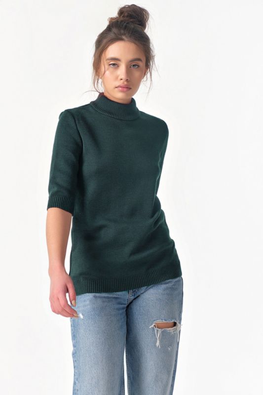 Cedar short sleeve wool knitted sweater