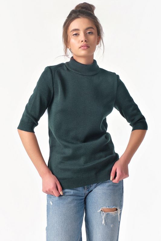 Cedar short sleeve wool knitted sweater