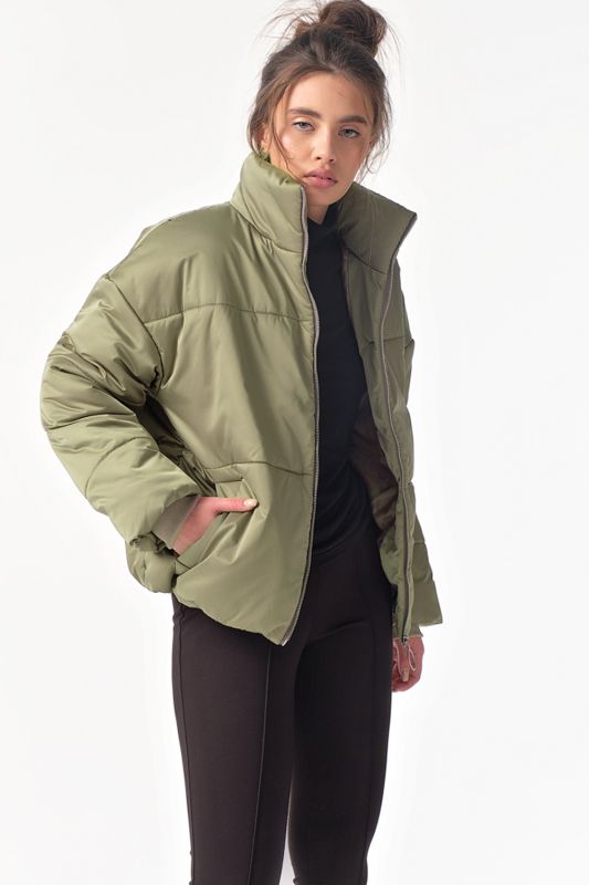 Demi-Seasonal Sport Short Olive Jacket