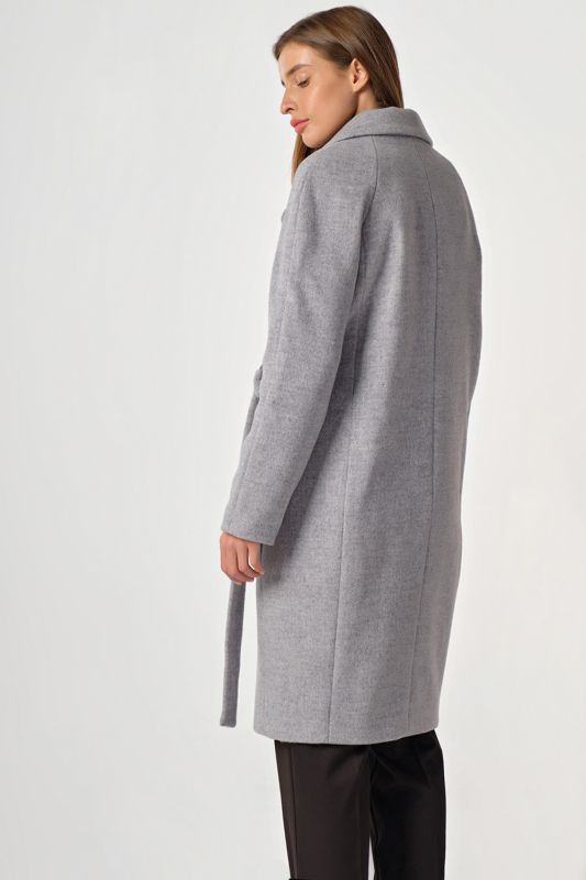 Demi coat demi seasonal loose midi gray