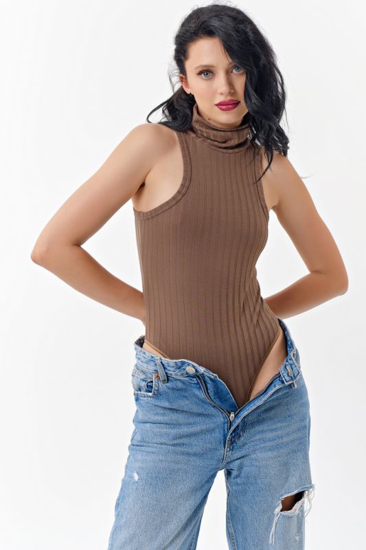 Cocoa knitted bodysuit