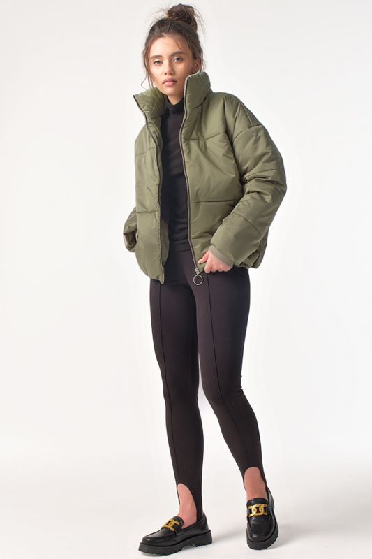 Demi-Seasonal Sport Short Olive Jacket