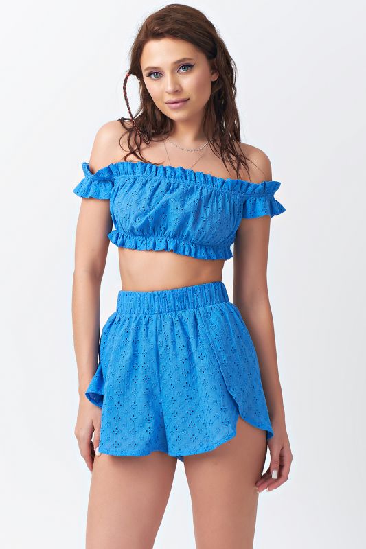 Summer shorts loose short blue